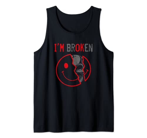 I'm Broken I'm OK - Damen Tank Top, Schwarz, S von I'm Broken I'm OK Shirts
