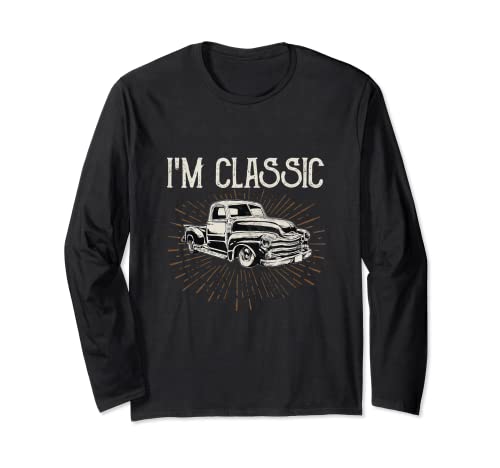 I'm Classic Car Lustige Auto-Grafik für Herren, Damen Langarmshirt I'm Classic Car Lustige Auto-Grafik für Herren, Damen Langarmshirt von I'm Classic Car T-Shirt