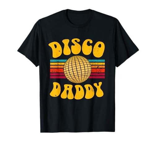 Herren Disco Daddy Retro Matching 60er 70er Jahre Party Kostüm Papa T-Shirt Herren Disco Daddy Retro Matching 60er 70er Jahre Party Kostüm Papa T-Shirt von I'm Disco Daddy Gifts