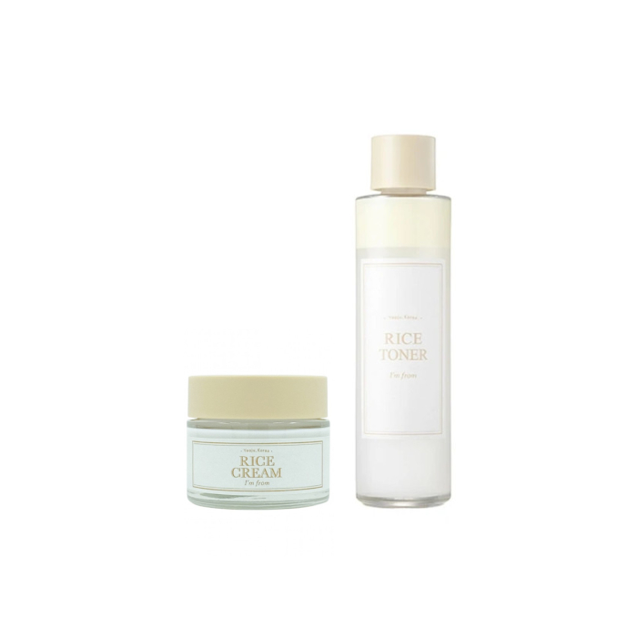 I'm From - Rice Toner - 150ml (1ea) + Rice Cream - 50g (1ea) Set von I'm From
