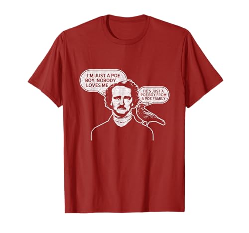 Ich bin nur ein Poe T-Shirt für Jungen Edgar Allan Poe Raven T-Shirt T-Shirt von I'm Just A Poe Boy Shirt Poe Raven
