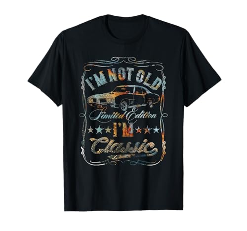 I'm Not Old I'm Classic Lustiges Auto Vintage Herren & Damen Autos T-Shirt I'm Not Old I'm Classic Lustiges Auto Vintage Herren & Damen Autos T-Shirt von I'm Not Old I'm Classic Car Shirt For Dad Husband