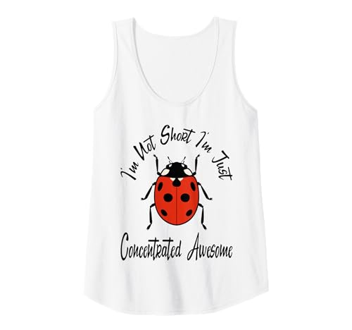 Damen Ich Bin Nicht klein, ich Bin nur konzentriert Fantastisches lustiges kurzes Mädchen Tank Top von I'm Not Short I'm Just Concentrated Awesome Cute