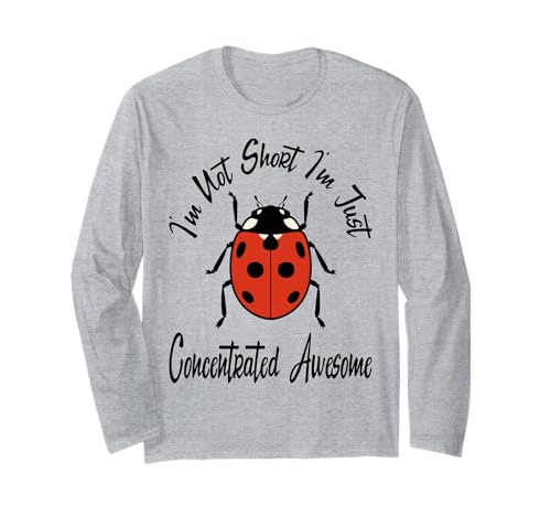 Ich Bin Nicht klein, ich Bin nur konzentriert Fantastisches lustiges kurzes Mädchen Langarmshirt von I'm Not Short I'm Just Concentrated Awesome Cute