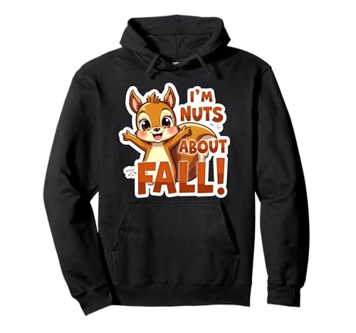 I'm Nuts About Fall Lover Niedliches Eichhörnchen Herbst Damen Mädchen Pullover Hoodie von I'm Nuts About Fall Lover Cute Squirrel Products