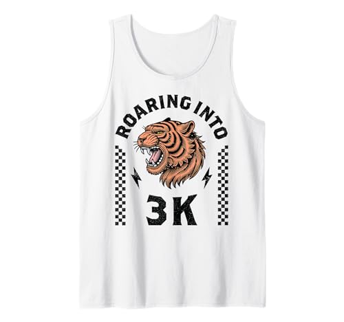 Roaring Into 3K Tiger Back to School, 1. Tag, Junge, Mädchen, lustig Tank Top Roaring Into 3K Tiger Back to School, 1. Tag, Junge, Mädchen, lustig Tank Top von I'm Ready for 3K 1st Day School Dinosaur Tiger Kid