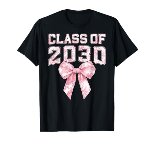 Klasse 2030 Kokette Bogen 8. Klasse Mädchen Mittelschule T-Shirt Klasse 2030 Kokette Bogen 8. Klasse Mädchen Mittelschule T-Shirt von I’m Ready to Crush Middle School Preppy Girly Girl