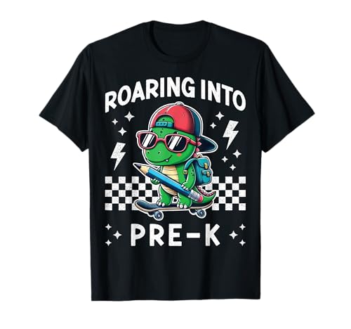 Roaring Into Pre-K Dinosaurier I'm Ready for PreK Boy Girl Funny T-Shirt Roaring Into Pre-K Dinosaurier I'm Ready for PreK Boy Girl Funny T-Shirt von I’m Ready to Crush PreK Dinosaur Roaring Into PreK