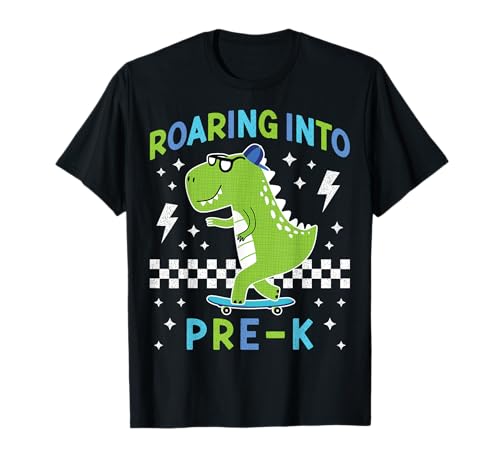 Roaring Into Pre-K Dinosaurier I'm Ready for PreK Boy Girl Funny T-Shirt Roaring Into Pre-K Dinosaurier I'm Ready for PreK Boy Girl Funny T-Shirt von I’m Ready to Crush PreK Dinosaur Roaring Into PreK