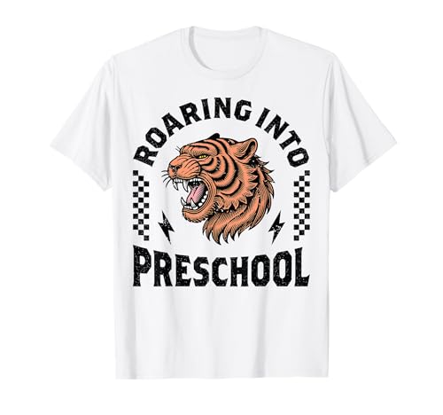 Roaring Into Preschool Tiger I'm Ready for Preschool Boy Girl T-Shirt Roaring Into Preschool Tiger I'm Ready for Preschool Boy Girl T-Shirt von I’m Ready to Crush Preschool Kid Roaring Tiger Boy
