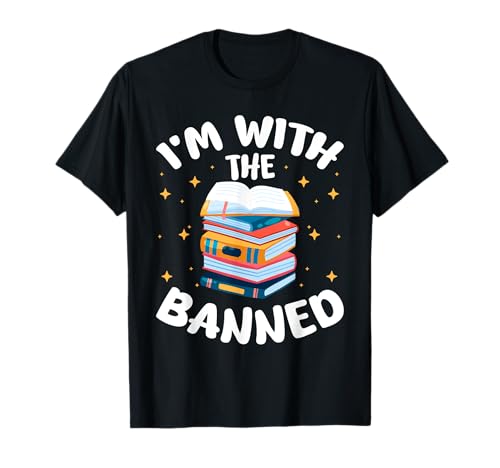 I m with the banned Design for a book reader T-Shirt von I m with the banned Design
