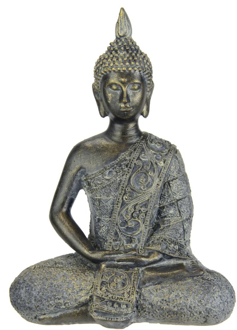I.GE.A. Dekofigur "Buddha Figur sitzend meditierend Statue Figuren Skulptur" Garten-Figur Wohnaccessoire von I.Ge.A.