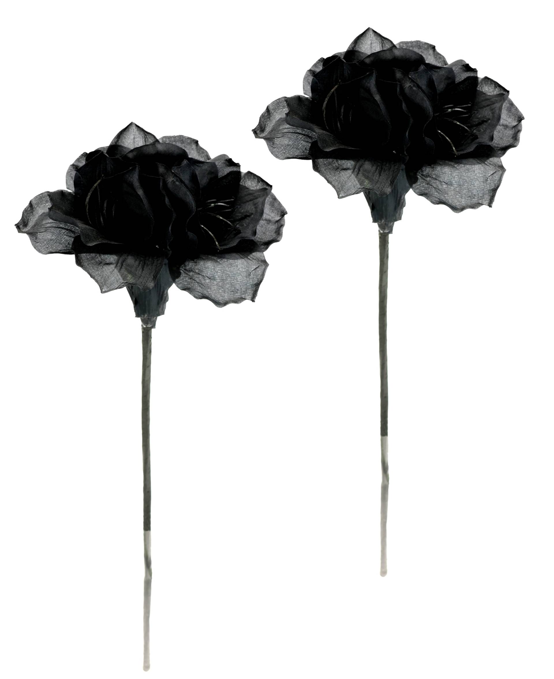 I.GE.A. Kunstblume "Amaryllis 2er Set", 60cm Blumen Zweig Dekozweig Weihnachtsdeko Weihnachtsblume Deko von I.Ge.A.