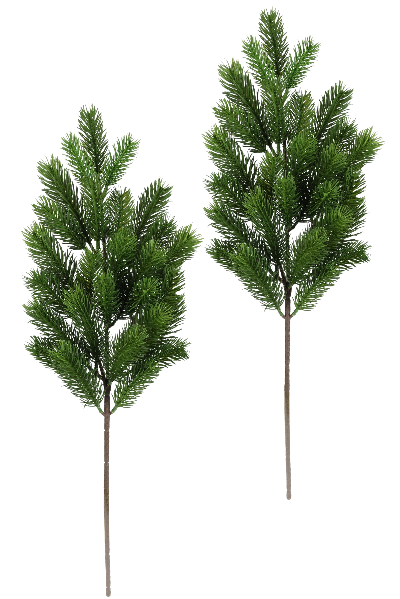 I.GE.A. Kunstzweig "Tannenzweige" 2er Set Künstlicher Tannenbund Adventskranz Weihnachtsdeko Kunstblume von I.Ge.A.