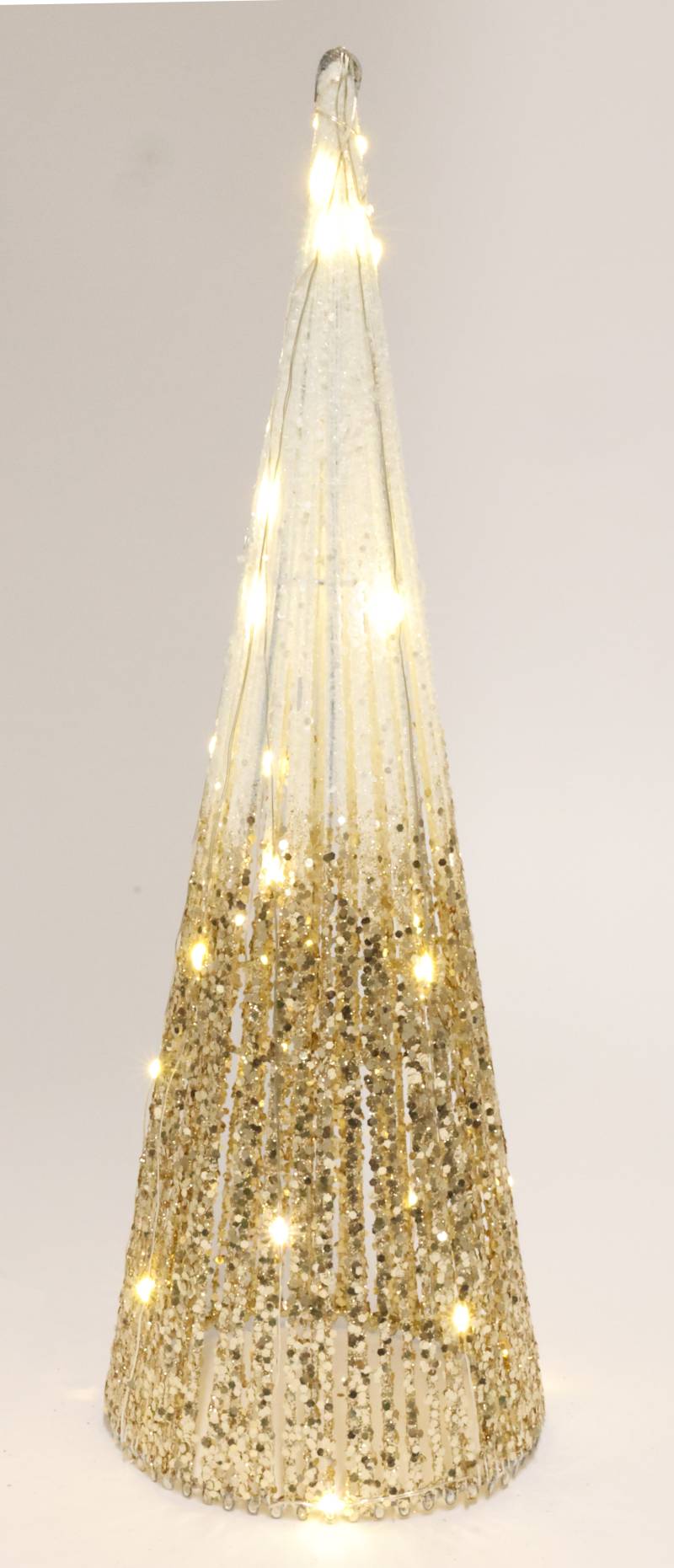 I.GE.A. LED-Dekofigur "Weihnachtspyramide mit LED Licht" Warmweiß, Weihnachtsbaum Tannenbaum Weihnachtsdeko Deko Beleuchtung von I.Ge.A.