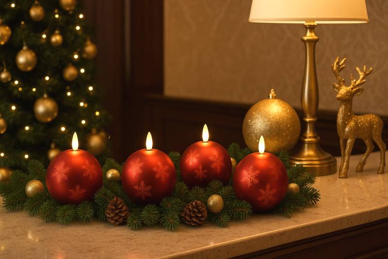 I.GE.A. LED-Kerze "Kugel-Kerze A" von I.Ge.A.