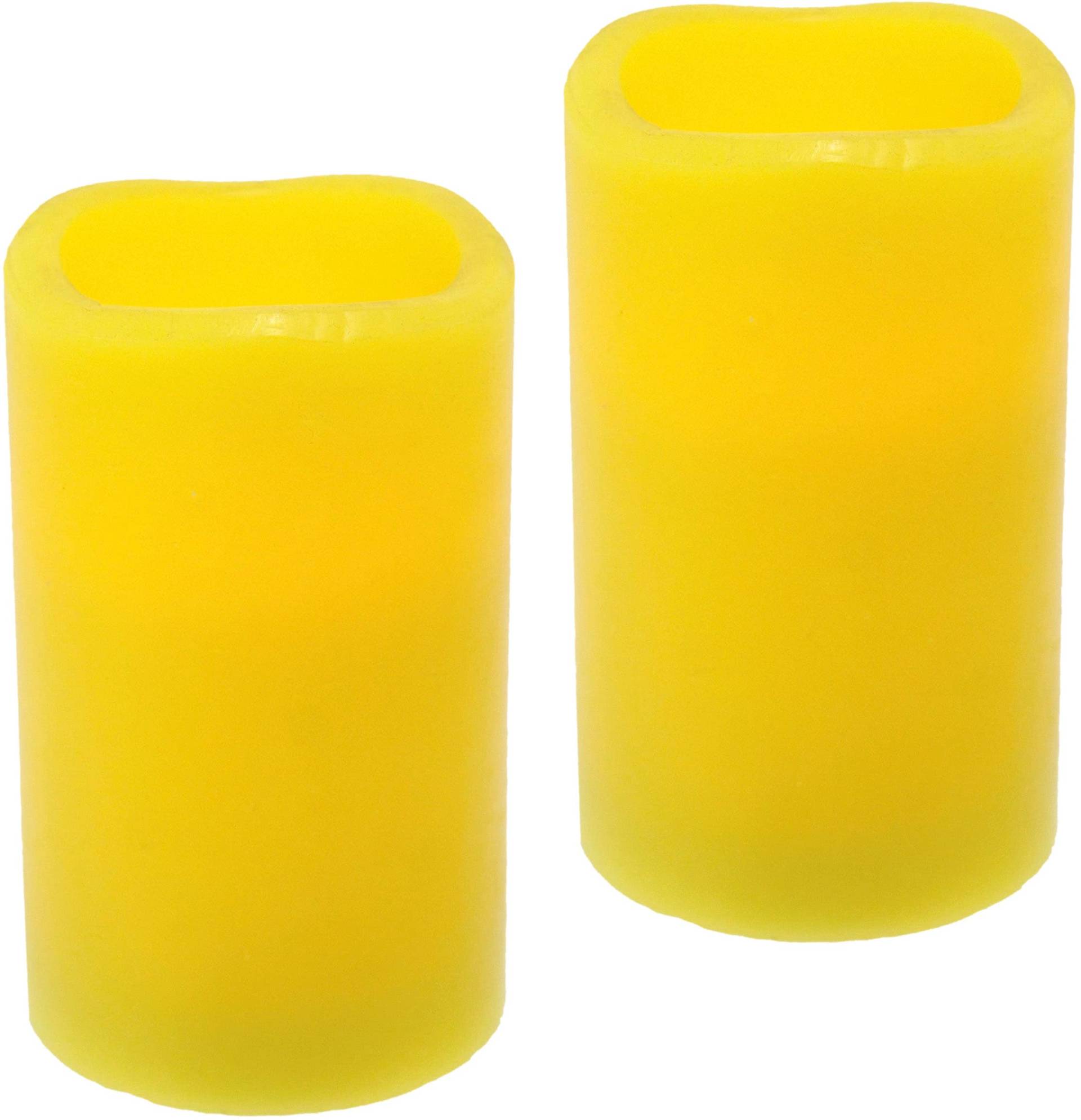 I.GE.A. LED-Kerze "LED-Kerzen Flackernd Warmweiß 2er Set Stumpenkerze Deko Valentinstag", Romantische Dekoration Creme Echtwachs romantisch I.GE.A. LED-Kerze "LED-Kerzen Flackernd Warmweiß 2er Set Stumpenkerze Deko Valentinstag", Romantische Dekoration Creme Echtwachs romantisch von I.Ge.A.