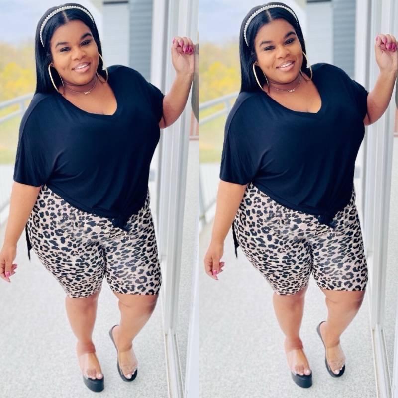 Jordie Set | Leopard Short Set von IAMCURVYGLAM