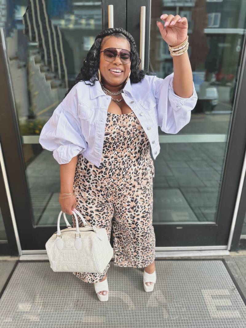 Leopard Overall von IAMCURVYGLAM