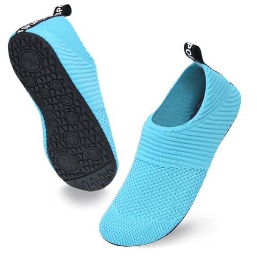 IASKDIN Hausschuhe Herren Damen Leichte Hüttenschuhe Rutschfest Unisex Haussocken Barfußschuhe Slippers Innenbereich Gr.40-41 von IASKDIN