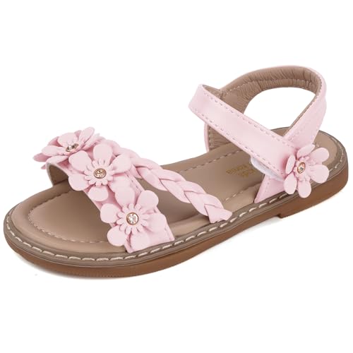 IASKDIN Sandalen Mädchen Blumen Sandals Sommer Strandsandalen von IASKDIN