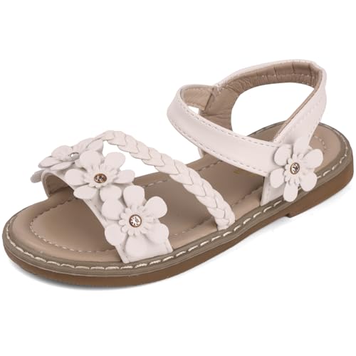 IASKDIN Sandalen Mädchen Blumen Sandals Sommer Strandsandalen von IASKDIN