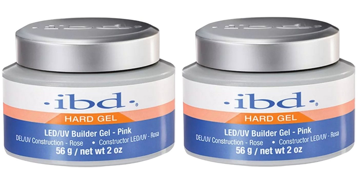 IBD UV-Gel IBD Aufbaugel Hard Gel LED/UV Builder Gel, Pink, 1er Pack (1 x 56 g), 2-tlg., hohe Haftung, langlebig, splittert nicht - Made in USA von IBD