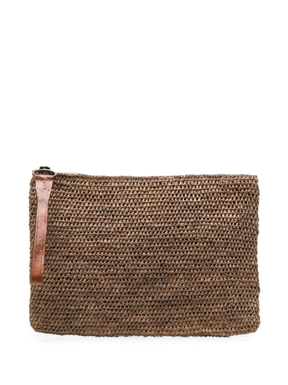 IBELIV Clutch mit Webmuster - Braun von IBELIV