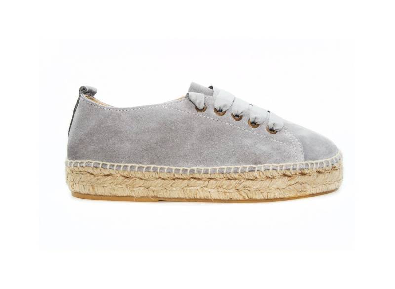 Ibiza Insel Boho Sneakers Espadrilles - Spitze Oxford-Schuhe, Aus Wildleder von IBIZENCAS
