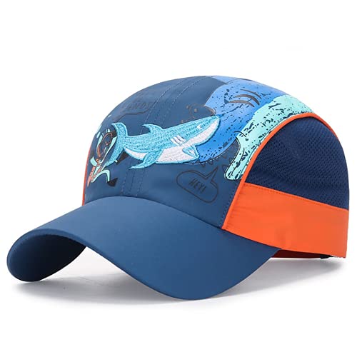 Baseball Cap Mädchen Junge Baseballmütze Kinder Sommer Sonnenhut Schnell Trocknend Hut Verstellbar Schirmmütze Snapback Cap Anti-UV Baseball Kappen Reisen Outdoor Baseballkappe Sport Strand Basecap von IBLUELOVER