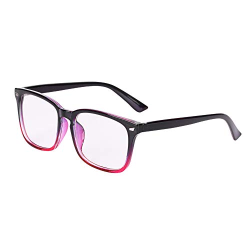 Brille Brillengestelle Ohne Sehstärke Voll Rahmen Runde Pantobrille Streberbrille Fensterglas Nerdbrille Damen Herren Ebenenspiegel Brillefassung Lesebrille Winddicht Leicht Vintage Transparent von IBLUELOVER