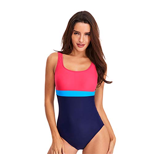 IBLUELOVER Badeanzug Damen Bademode Einteiliger Badeanzug Bauchweg Schwimmanzug Sportlicher Push up Swimsuit Frauen Strandmode Slim Bikini von IBLUELOVER