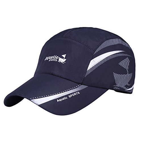 IBLUELOVER Baseball Cap herrenbaseballkappe Schnelltrocknend Damen Baseballmütze Sport Cap Faltbar Leicht Einstellbar Baseball Ultradünn Atmungsaktiv Wasserdicht Hut Draußen Camping Sport Reisen Cap von IBLUELOVER