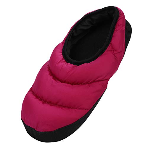 IBLUELOVER Hausschuhe Damen Herren Winterhausschuhe Warm Daunenschuhe Dicker Sohle Weiche Hüttenschuh Indoor Bettschuhe Daunen Baumwollschuhe für Weihnachten Geschenk Herbst Winter von IBLUELOVER