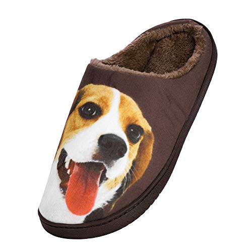 IBLUELOVER Tierhausschuhe Katze Hund Hausschuhe Liebespaar Pantoffeln rutschfeste Slippers Warm Plüsch Schlappen Herren Damen Slippers Indoor Outdoor Hauspuschen von IBLUELOVER