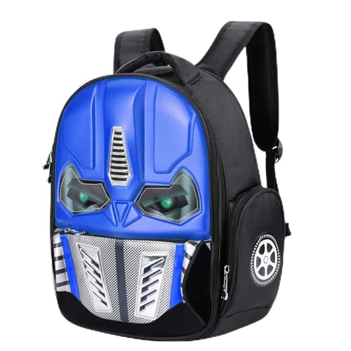 Rucksack Kinder 3D Roboter Tasche Schulrucksack Gl¨¹hende Schultertasche Jungen M?dchen Backpack Auto Schultasche Grundschule Schulranzen Reise Picknick Freizeitrucksack 5-10 Jahre Kinderrucksack von IBLUELOVER