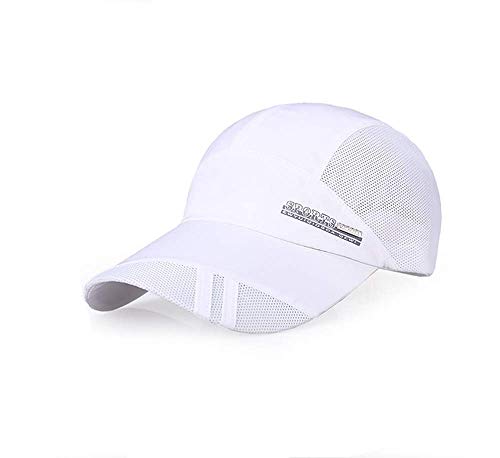 Sonnenhut Herren Damen Baseball Cap Sommerhut Baseballmütze Mesh Sportkappe Frühling Sommer Schirmmütze Sport Netzhut Outdoor Freizeitmütze Weich Dünn Unisex Baseball Cap Mütze mit Knoten Hut von IBLUELOVER