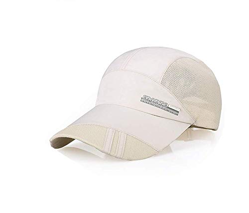 Sonnenhut Herren Damen Baseball Cap Sommerhut Baseballmütze Mesh Sportkappe Frühling Sommer Schirmmütze Sport Netzhut Outdoor Freizeitmütze Weich Dünn Unisex Baseball Cap Mütze mit Knoten Hut von IBLUELOVER