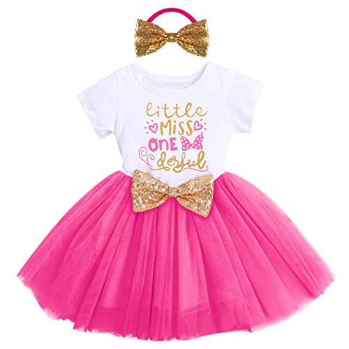 Neugeborene Baby 1./2 ./3. Geburtstag Mädchen Minnie Kleid Polka Dot Body Tütü Tüll Prinzessin Partykleid Cake Smash Babykleidung Set Fotoshooting Geburtstagskleid Hot Pink-Little One 1 Jahre Neugeborene Baby 1./2 ./3. Geburtstag Mädchen Minnie Kleid Polka Dot Body Tütü Tüll Prinzessin Partykleid Cake Smash Babykleidung Set Fotoshooting Geburtstagskleid Hot Pink-Little One 1 Jahre von IBTOM CASTLE