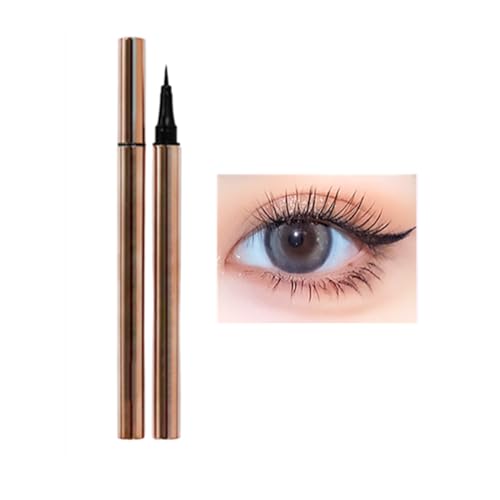 Liquid Eyeliner,Flüssiger Eyeliner mit präziser Filzspitze,Wasserfester und Wischfester,Langanhaltend Eye Liner für Make-up (Schwarz) von ICATUENY