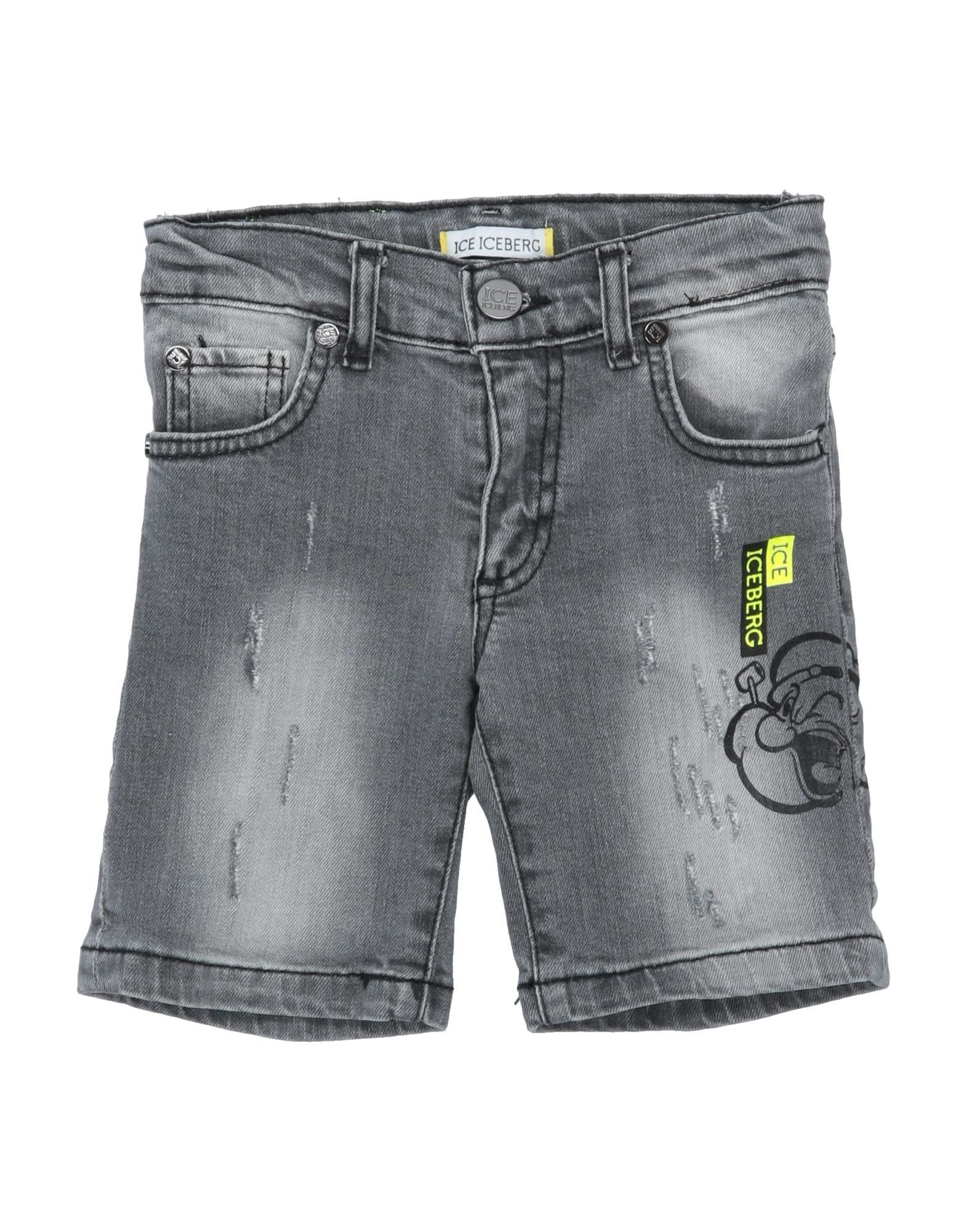 ICE ICEBERG Jeansshorts Kinder Grau von ICE ICEBERG