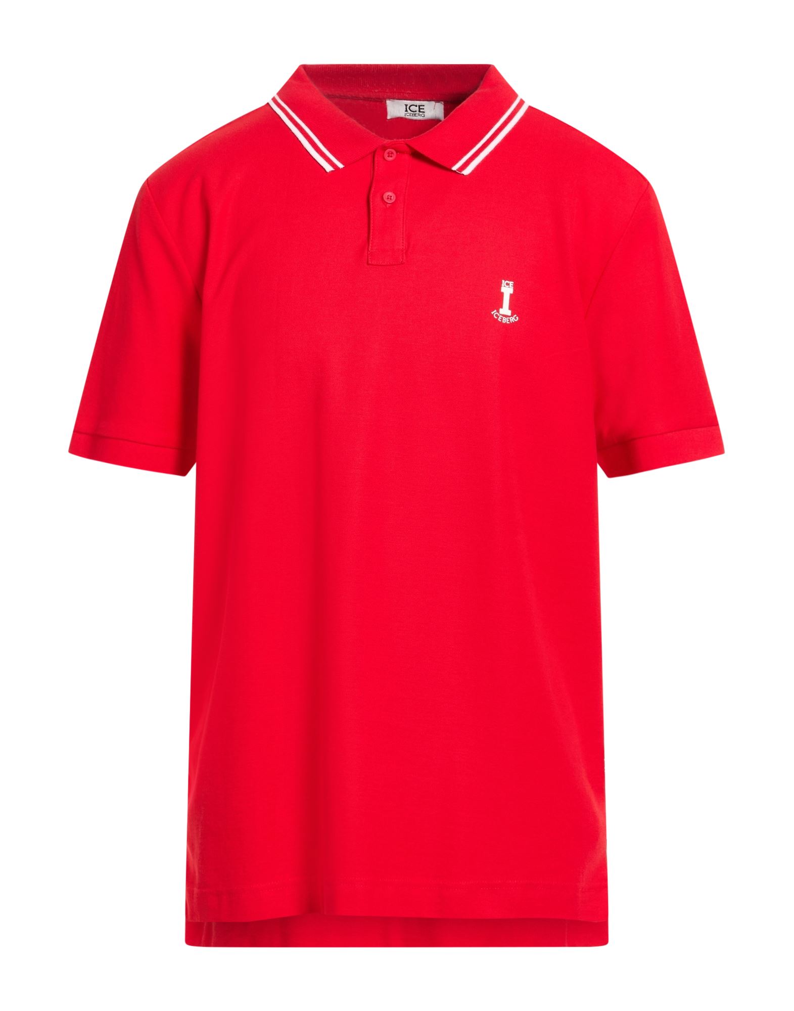 ICE ICEBERG Poloshirt Herren Rot von ICE ICEBERG