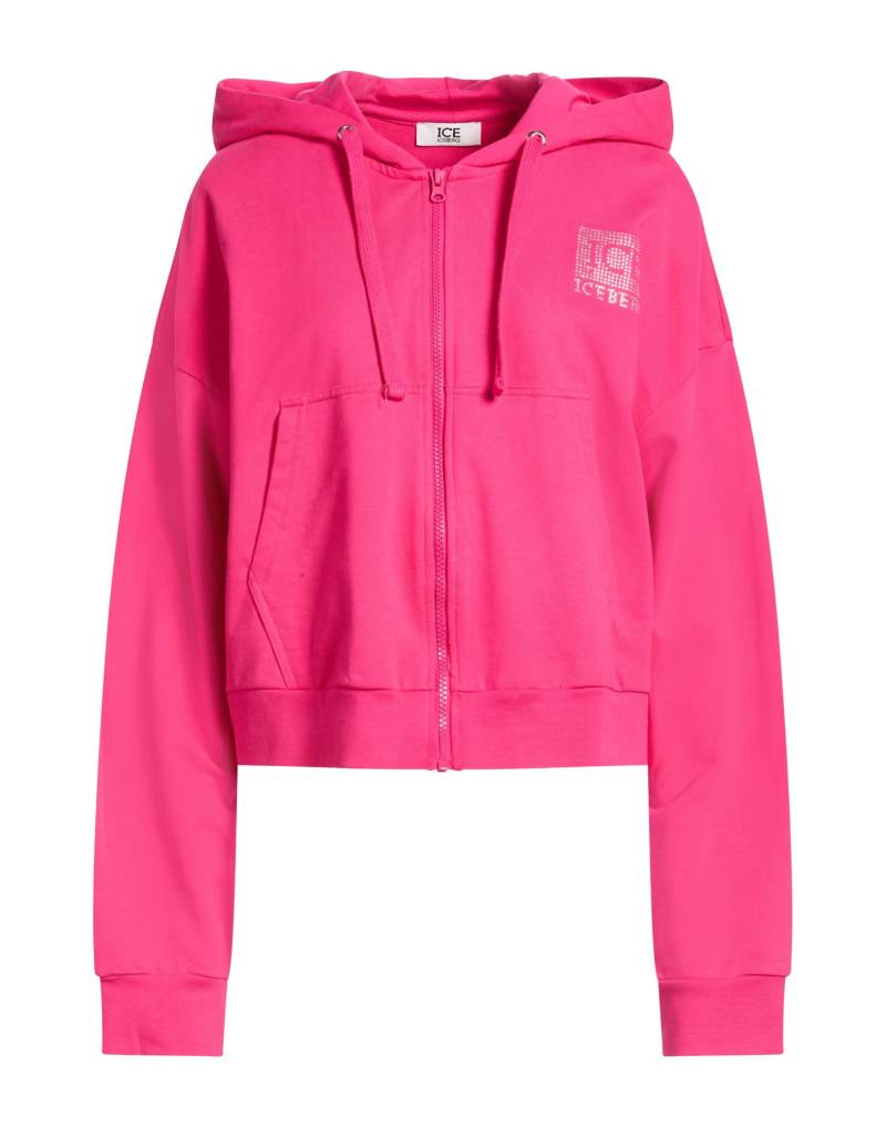 ICE ICEBERG Sweatshirt Damen Fuchsia von ICE ICEBERG