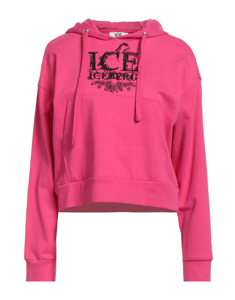 ICE ICEBERG Sweatshirt Damen Fuchsia von ICE ICEBERG