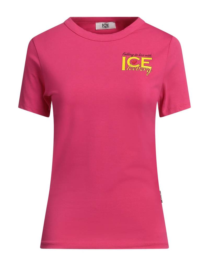 ICE ICEBERG T-shirts Damen Fuchsia von ICE ICEBERG