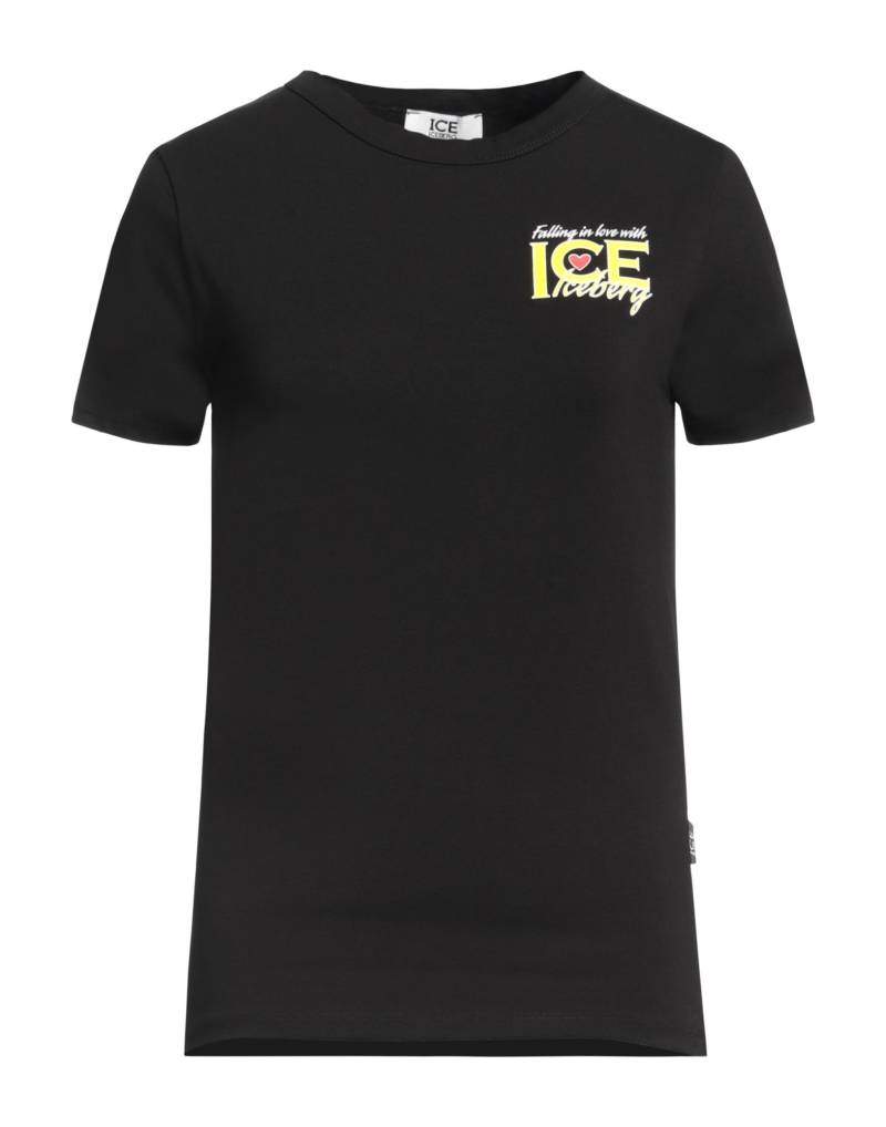 ICE ICEBERG T-shirts Damen Schwarz von ICE ICEBERG