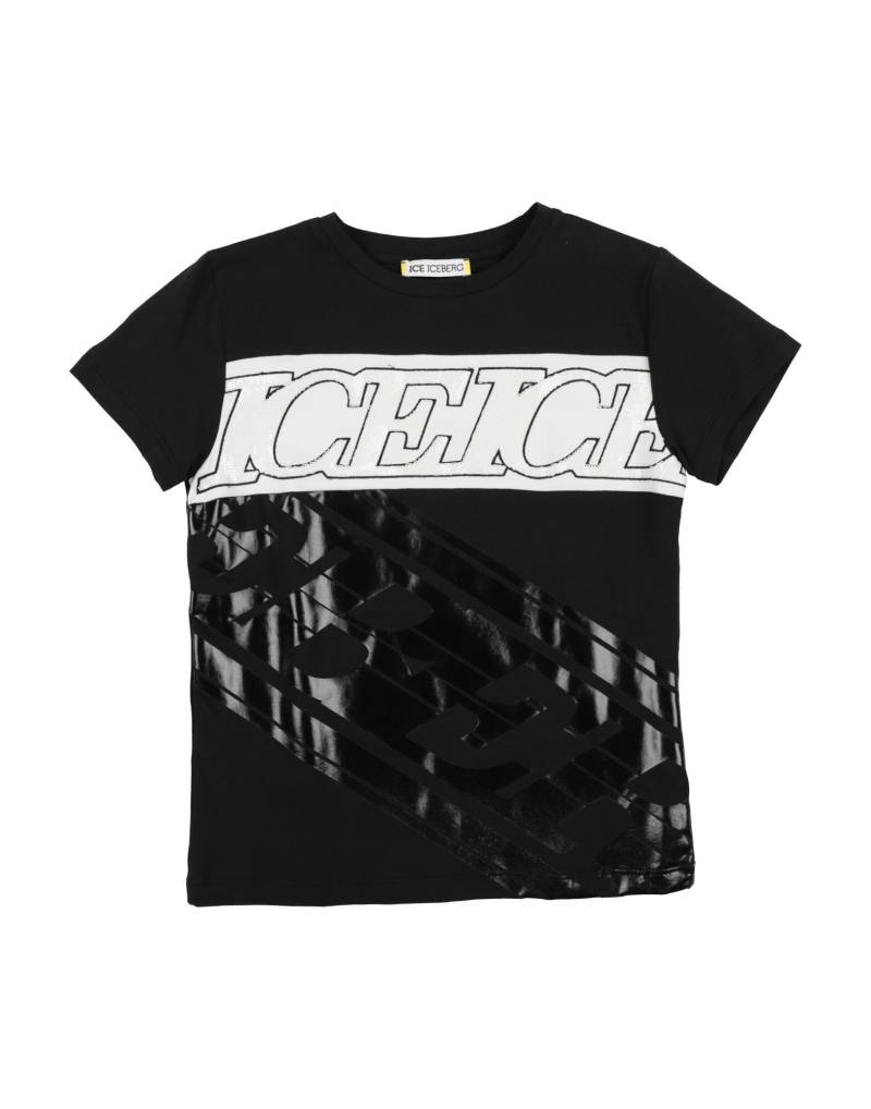 ICE ICEBERG T-shirts Kinder Schwarz von ICE ICEBERG