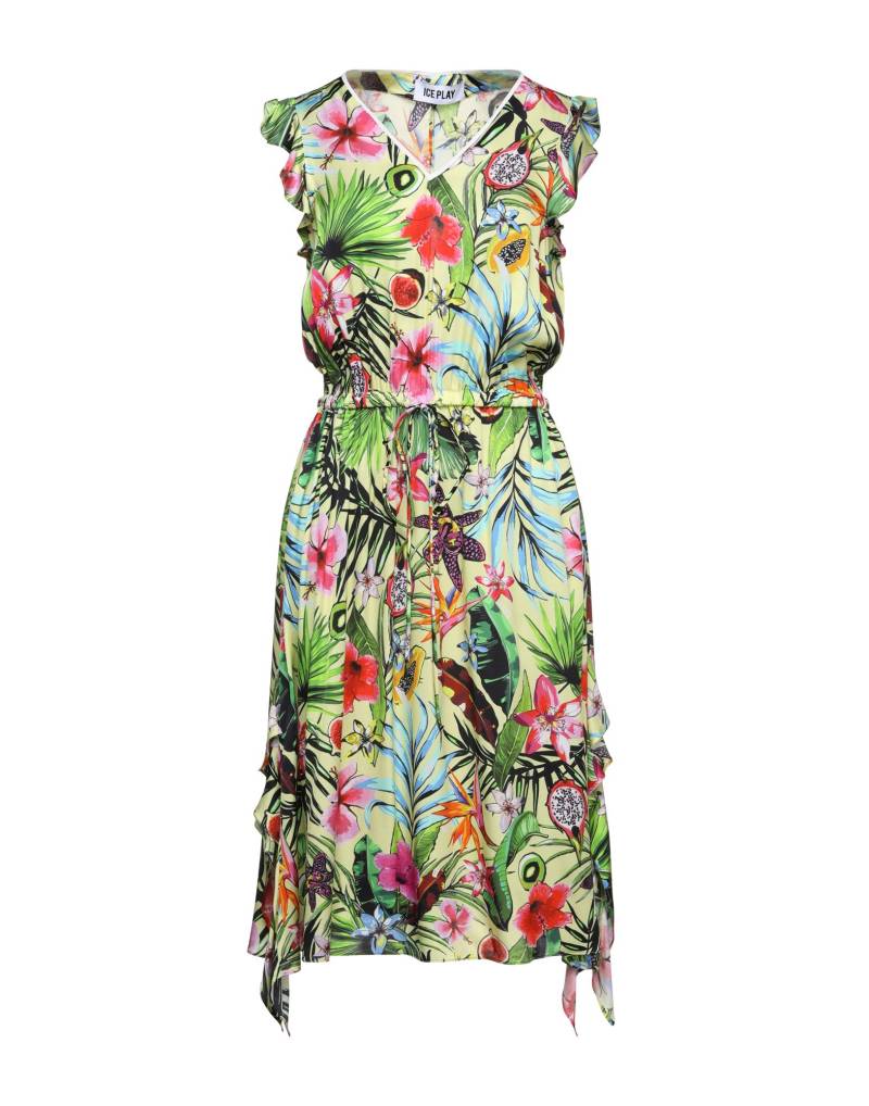 ICE PLAY Midi-kleid Damen Gelb von ICE PLAY