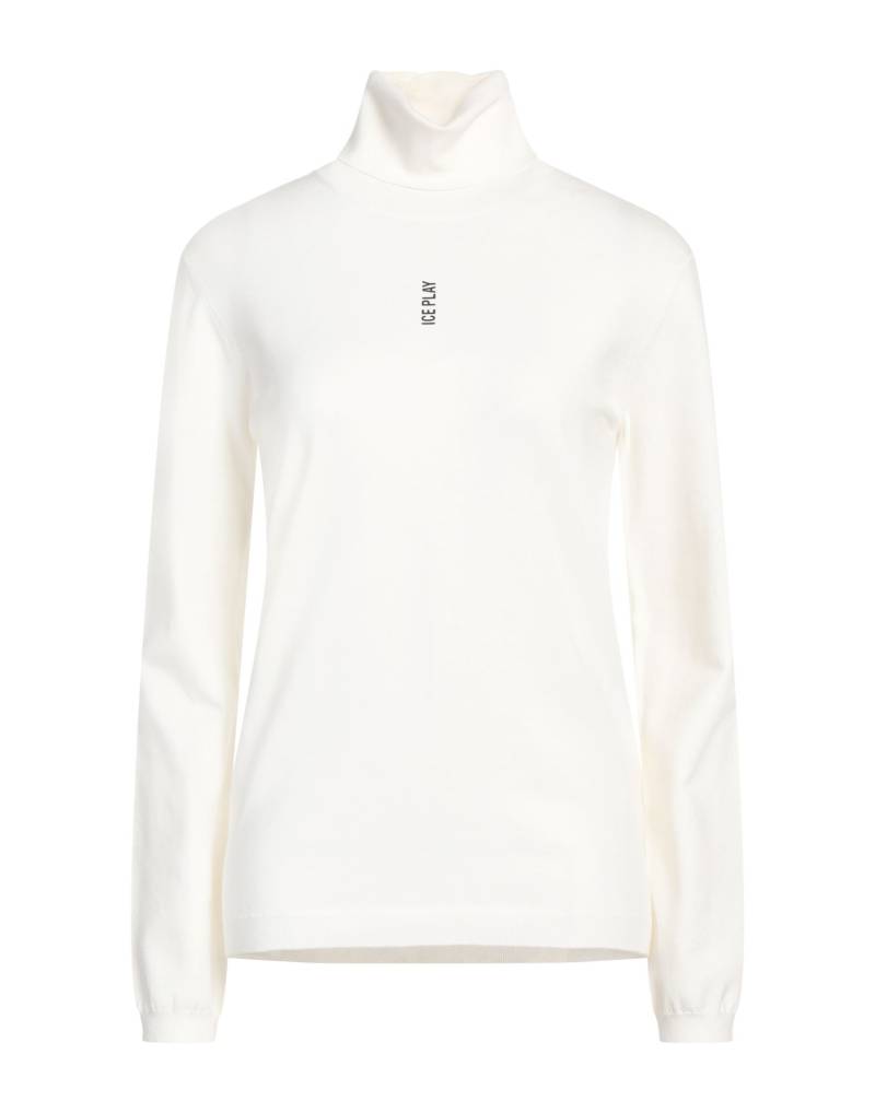 ICE PLAY Rollkragenpullover Damen Elfenbein von ICE PLAY