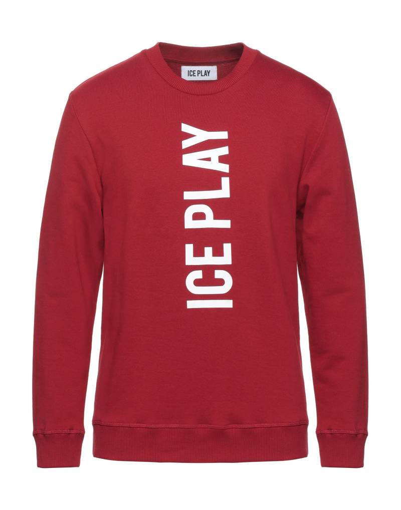 ICE PLAY Sweatshirt Herren Rot von ICE PLAY